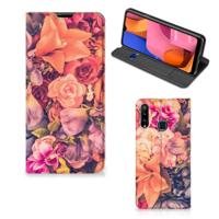 Samsung Galaxy A20s Smart Cover Bosje Bloemen - thumbnail