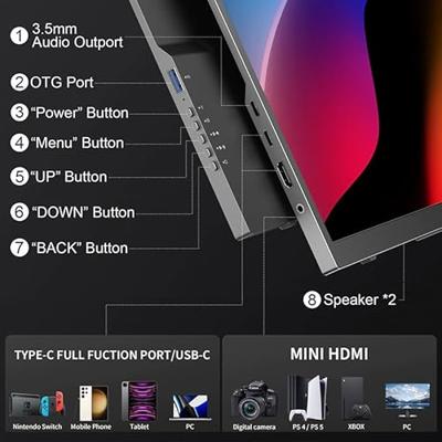 Lipa HDR-80 Portable Monitor Full HD 18.5″ - thumbnail