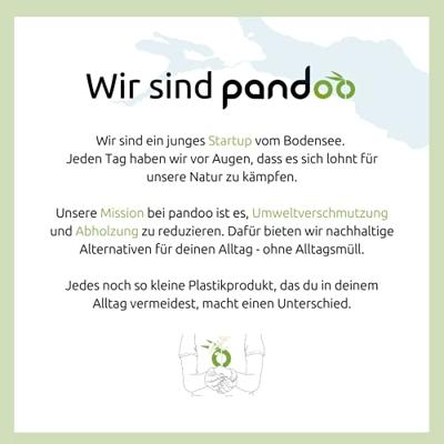 Pandoo Keukendoekjes op rol - bamboe - 20 stuks