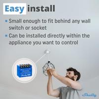 Shelly Shelly 1 Mini Gen3 Schakelactor WiFi, Bluetooth - thumbnail
