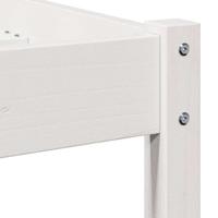 Bedframe Wit 208.6 x 157.6 x 69.4 cm Massief grenenhout - thumbnail
