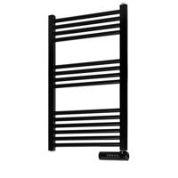 Elektrische Handdoekradiator Eurom Sani Towel 500W 85x50cm met Timer Zwart - thumbnail
