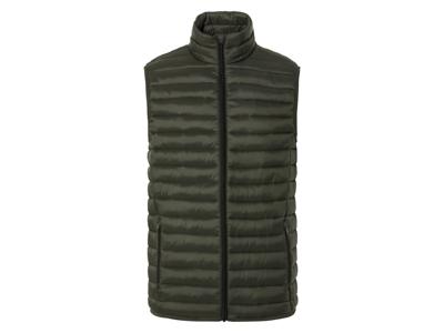 LIVERGY Heren bodywarmer (Olijfgroen, M)