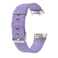 Fitbit Charge 3 & 4 nylon bandje - Licht paars - thumbnail
