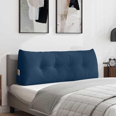VidaXL Rugkussen blauw 120 x 24 x 50 cm stof