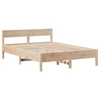 Bedframe zonder matras massief grenenhout 120x200 cm - thumbnail
