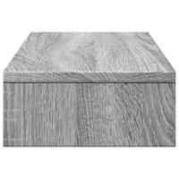 VidaXL Monitorstandaard verstelbaar 60x24x10,5 cm hout grijs sonoma - thumbnail