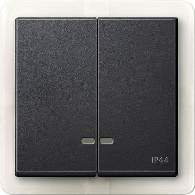 Merten MEG3424-0414 Wisselschakelaar Afdekking System M Antraciet 1 stuk(s)