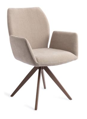 Jesper Home Misaki eetkamerstoel Sand Strand turn brown