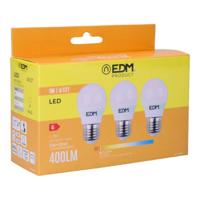 Set van 3 ledlampen EDM 98201 G 35 W 5 W 50 W E27 3200 Lm Ø 4,5 x 8 cm (3200 K) - thumbnail