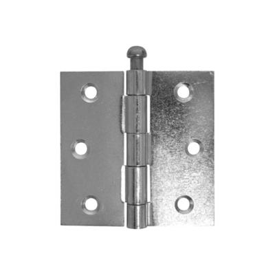 BSW scharnier - 76x76 mm - rechte hoek - RVS