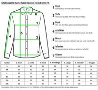 RustyNeal - Herenoverhemd - Lichtblauw - Harde Kraag - Katoen - thumbnail