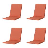 Stapelstoelkussen universeel Panama vlamoranje 97 cm x 49 cm (4 stuks) Madison - Madison - thumbnail
