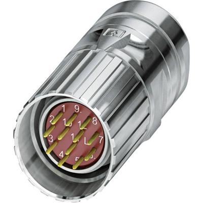M23 Feedbackconnector 1619630 CA-12M1N8A85DU Zilver Phoenix Contact Inhoud: 1 stuk(s)