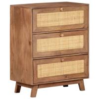 Dressoir 61x35x76 cm massief mangohout - thumbnail