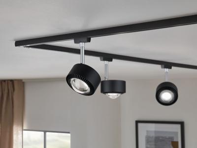 Paulmann URail Aldan 230V-railsysteem lamp URail LED vast ingebouwd 9 W LED Zwart (mat)