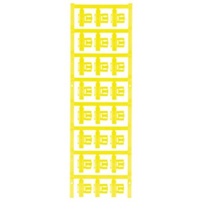 Weidmüller 1062070000 SFC 2.5/21 MC NE GE Kabelmarkeringdrager Montagemethode: Vastklemmen Markeringsvlak: 5.80 x 21 mm Geel Aantal markeringen: 120 120 stuk(s)