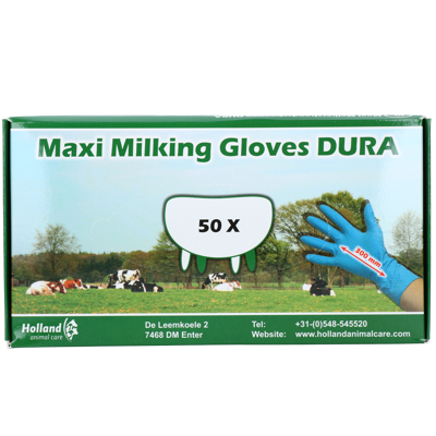 Melkershandschoen 8 mil Dura 30cm maat S 6-7