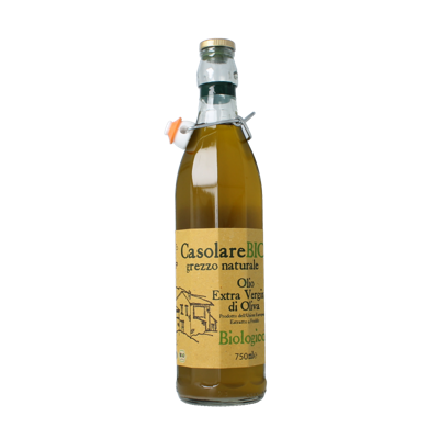 CasolareBio Olijfolie extra vierge ongefilterd bio 750 Milliliter CasolareBio Olijfolie extra vierge ongefilterd bio 750 Milliliter