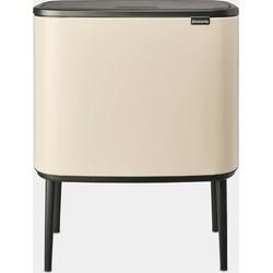 brabantia Bo Touch Bin 201585 Afvalbak 34 l Staal (l x b x h) 312 x 540 x 680 mm Beige 1 stuk(s)