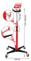 KS Tools performance Hydraulischer Getriebeheber, Hydraulische transmissiekrik - thumbnail
