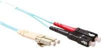 ACT RL8617 Glasvezel Patchkabel Duplex LSZH - LC/SC 50/125µm OM3 - 17 meter - thumbnail