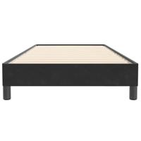 Boxspring zonder matras fluweel zwart 80x220 cm - thumbnail