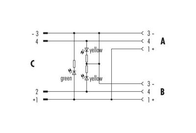 binder 79-5236-00-04 Sensor/actuator verdeler en adapter M12 Aantal polen (sensoren): 4 Adapter, Y-vorm 1 stuk(s)