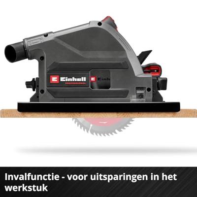 Einhell Professional TP-PS 18/165 Li BL - Solo Accu-invalzaag Zaagdiepte 90° (max.) 56 mm Einhell Professional TP-PS 18/165 Li BL - Solo Accu-invalzaag Zaagdiepte 90° (max.) 56 mm