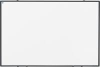 Smit Visual Softline whiteboard, gelakt staal, magnetisch, zwart profiel, 90 x 60 cm - thumbnail