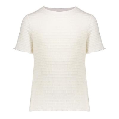 Geisha zomer top meisjes - fancy square - off wit