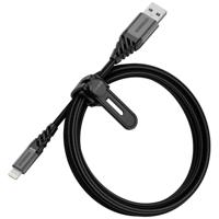 OtterBox Nylon Braided Charge/Sync Cable Apple Lightning 1m Black - thumbnail