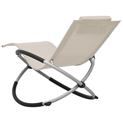 VidaXL Kinderligbed staal crèmekleurig