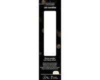 Lumineo leddinerkaars d2h14cm 2st kerst rood - thumbnail
