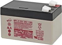 EnerSys Hawker Genesis Loodaccu 12 V 1.2 Ah Loodvlies (AGM) (b x h x d) 97 x 56 x 48 mm Kabelschoen 6.35 mm Onderhoudsvrij, VDS-certificering, Geringe - thumbnail