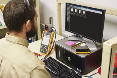 Fluke 124B/EU Handoscilloscoop 40 MHz 2-kanaals 4 GSa/s Multimeterfuncties 1 stuk(s)