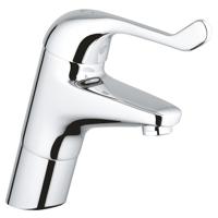 Grohe Euroeco Special Veiligheids Wastafelkraan Hoog Met Hendel 12 cm Gladde Body Chroom - thumbnail