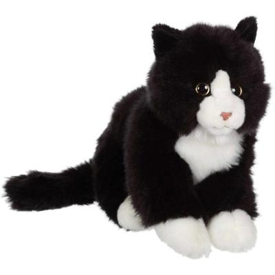 Knuffel - Gipsy Toys - Mimiz Kat - 28cm - Zwart/Wit