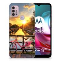 Motorola Moto G30 | G10 | Silliconen Back Cover | Amsterdamse Grachten - thumbnail