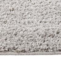 VidaXL Vloerkleed shaggy anti-slip 140x200 cm lichtgrijs - thumbnail