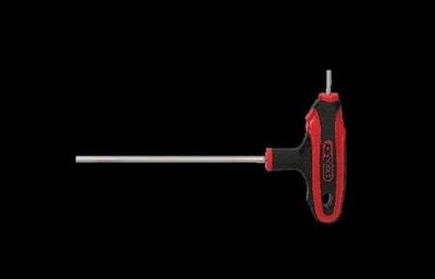 KS Tools 151.2687 Inbusschroevendraaier Sleutelbreedte (metrisch): 2.5 mm Afmeting, lengte: 142 mm