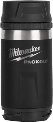 Milwaukee packout™ fles met drinkdop | 355 ml | zwart - 4932498978
