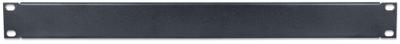 Intellinet 712675 19 inch Afdekking voor patchkast 1 HE Zwart (RAL 9005)