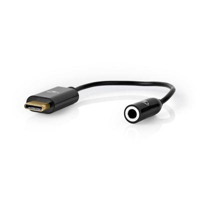 Nedis USB-C Adapter | USB-C Male | 3,5 mm Female | 0.15 m | 1 stuks - CCBW65950BK015 CCBW65950BK015 Nedis USB-C Adapter | USB-C Male | 3,5 mm Female | 0.15 m | 1 stuks - CCBW65950BK015 CCBW65950BK015