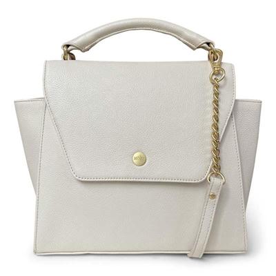 Leren dames handtas - gebroken wit - MŌSZ Phoebe