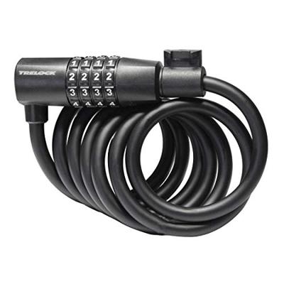 Trelock sk108 spiraalkabelslot code 180/8mm zwart