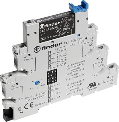 Finder 38.21.0.012.0060 38.21.0.012.0060 Tijdrelais 12 V DC/AC 1 stuk(s) Tijdsduur: 0.1 - 21600 s 1x wisselcontact Finder 38.21.0.012.0060 38.21.0.012.0060 Tijdrelais 12 V DC/AC 1 stuk(s) Tijdsduur: 0.1 - 21600 s 1x wisselcontact