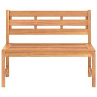 Tuinbank 114 cm massief teakhout - thumbnail