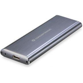 Conceptronic HDE01G behuizing voor opslagstations M.2 SSD enclosure Grijs Conceptronic HDE01G behuizing voor opslagstations M.2 SSD enclosure Grijs