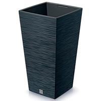 Prosperplast Bloempot Furu Square (Antraciet, 395x395x755) - thumbnail